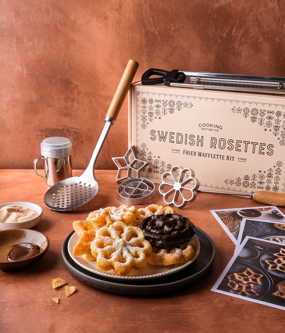 Swedish Rosettes Wafflette Kit – Cooking Gift Set Co.