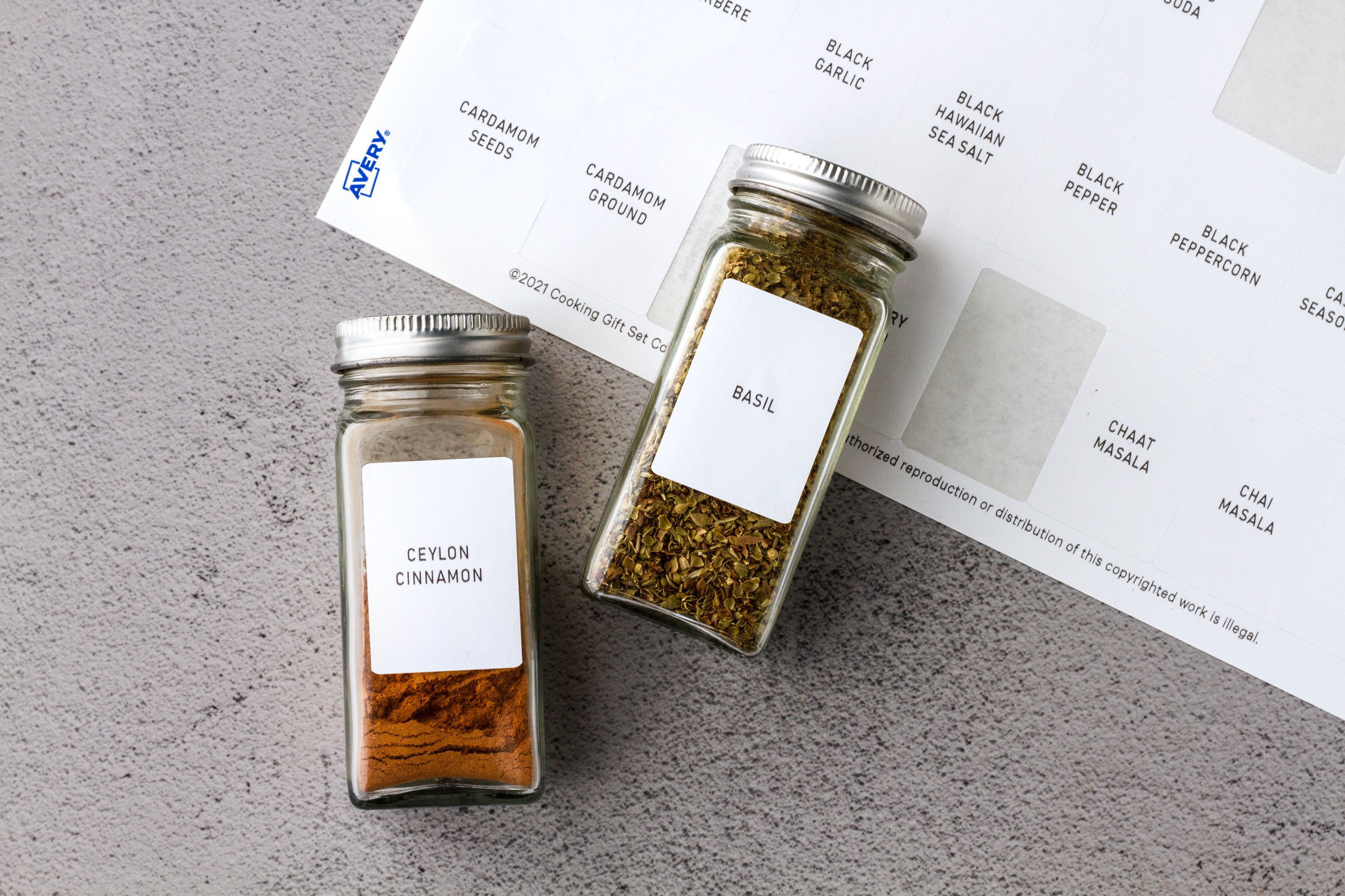 Modern Minimalist: 140 Free Printable Spice Jar Labels – Cooking