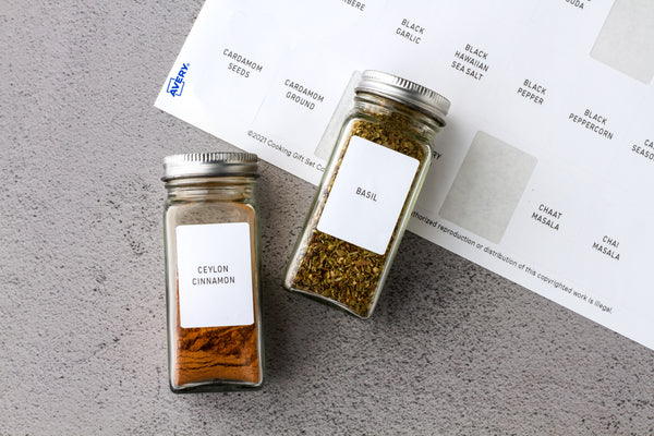 free printable spice jar labels with Avery