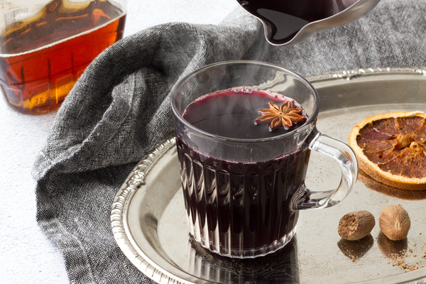 red mulled wine recipe made with mulled wine kit