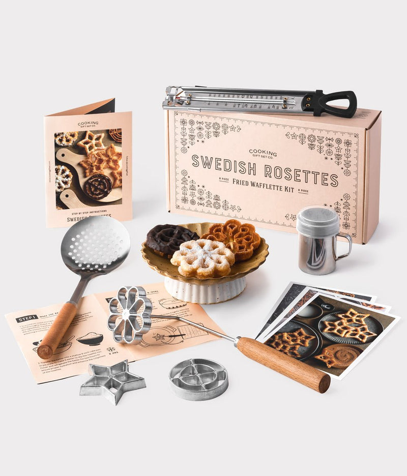 Swedish Rosettes Wafflette Kit - Cooking Gift Set Co.