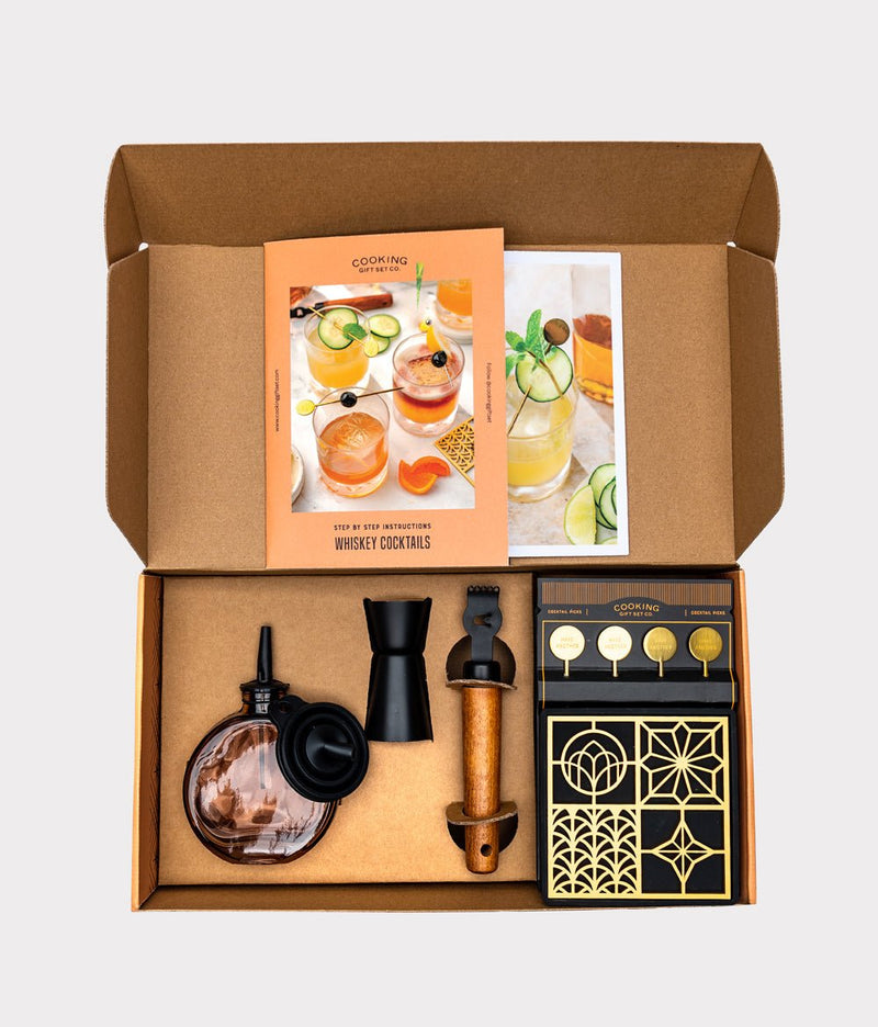Whiskey Cocktails Kit - Cooking Gift Set Co.